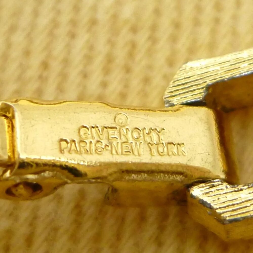 Authentic Givenchy Givenchy Rhinestone Necklace G… - image 6